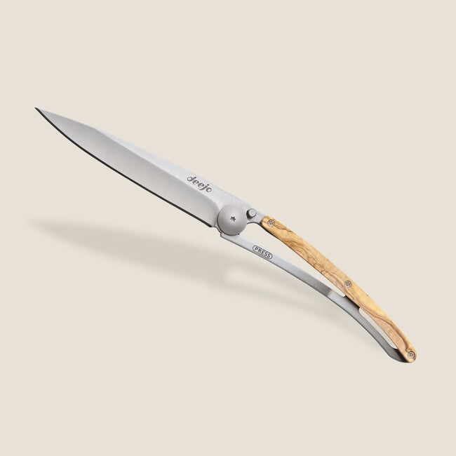 Deejo Coltello di chiusura Legno naturale di ulivo