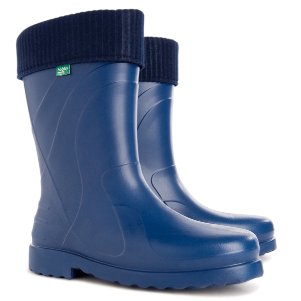 Demar Luna stivali da lavoro in gomma da donna con soletta calda, blu navy