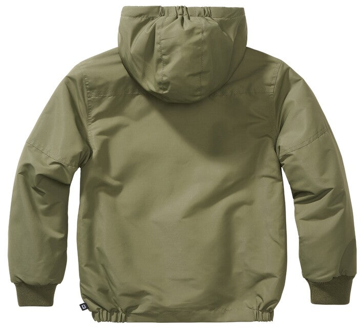 Brandit Windbreaker Frontzip giacca da bambino, oliva