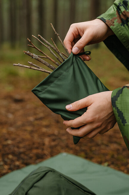 WARAGOD Lag Poncho, Army Green