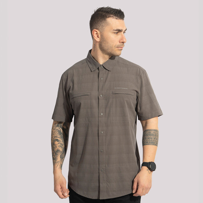 Pentagon Camicia Ripple Sunproof, kaki