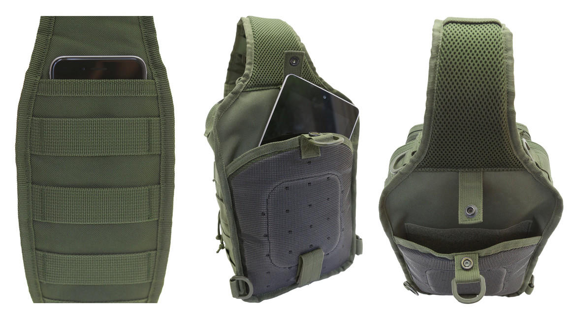 Brandit Cooper borsa a tracolla, oliva