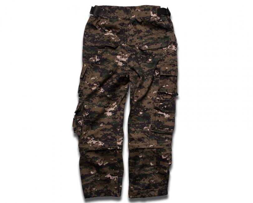 O&T Kidden pantaloni per bambini, digital woodland