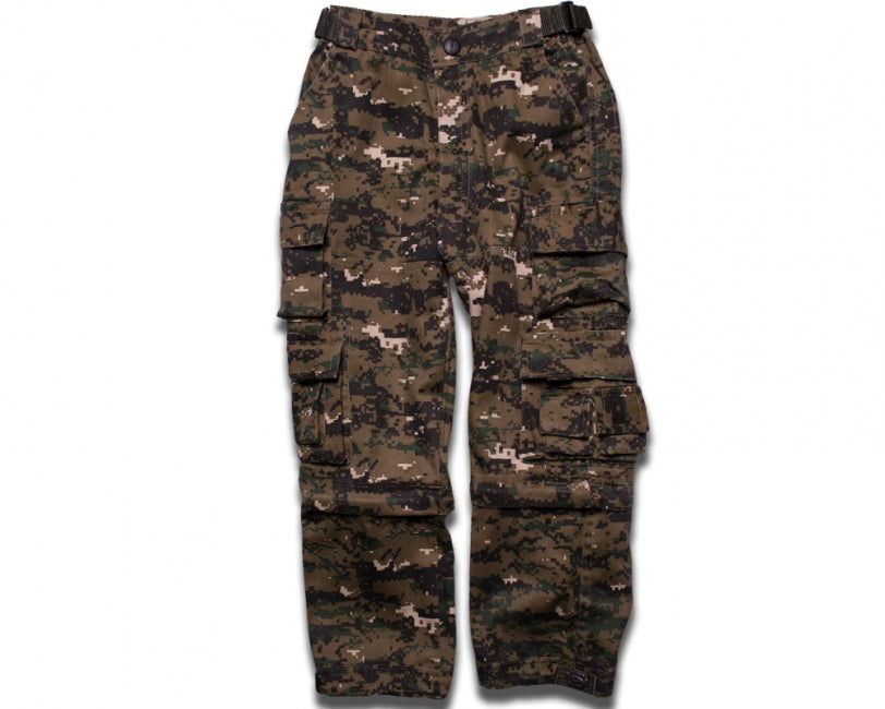 O&T Kidden pantaloni per bambini, digital woodland