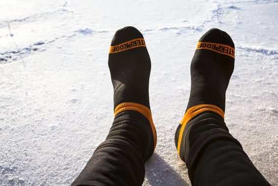 DexShell Hytherm PRO calzini impermeabili, marrone Tabacco