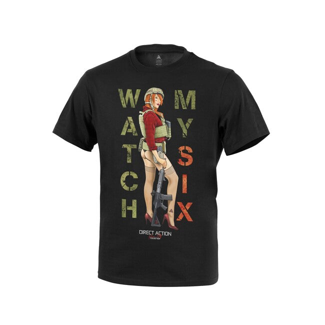 Direct Action Watch My Six t-shirt , nero