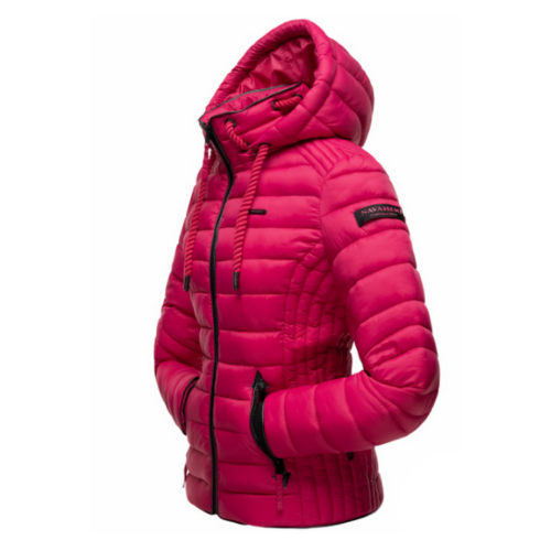 Navahoo Lulana giacca transitoria da donna con cappuccio, fucsia