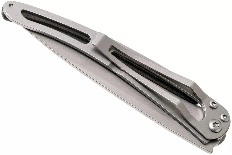 Deejo Tattoo coltello da chiusura vichingo in legno d'ebano