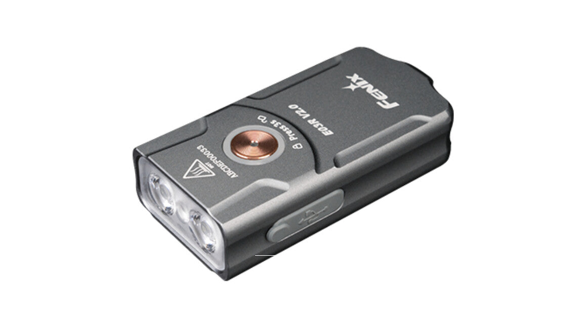 Fenix E03R torcia ricaricabile - grigio