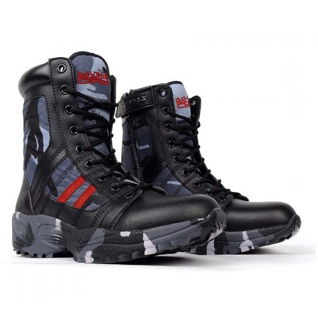 DoubleRed Scarpe, black camo rosso deserto