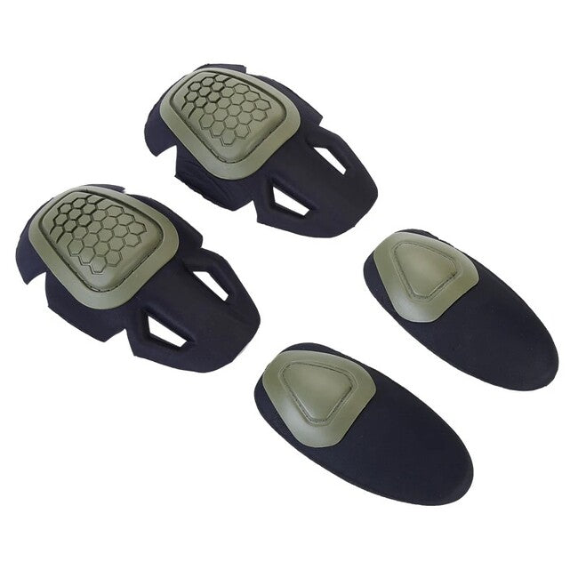 DRAGOWA Tactical Ginocchiere e gomitiere, olive