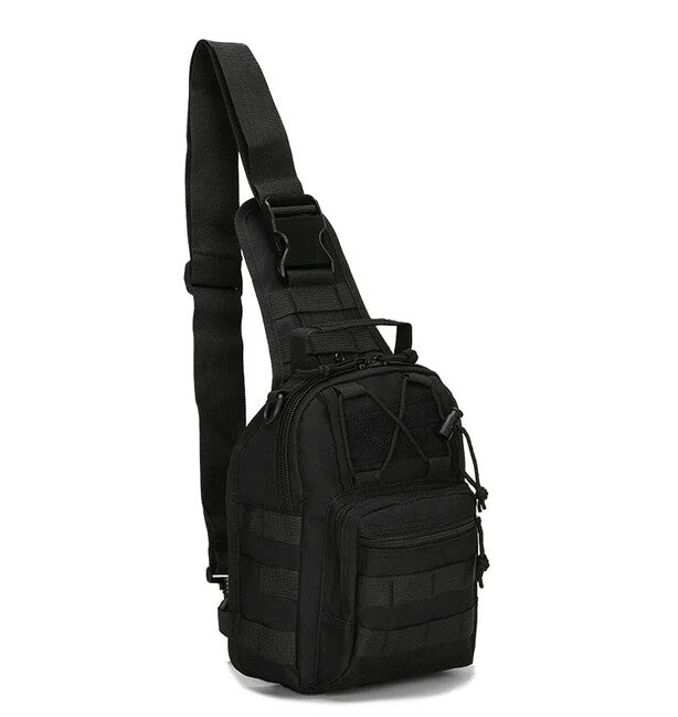 DRAGOWA Tactical Borsa a tracolla, nera