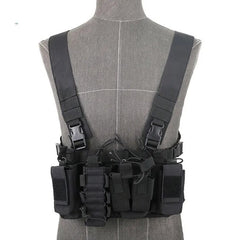 DRAGOWA D3 Chest Rig, črna