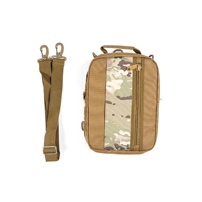 DRAGOWA Tactical borsa da petto, multicam+coyote