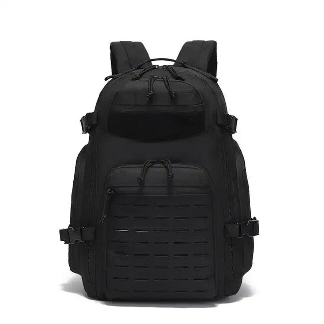 DRAGOWA Tactical Borsa da campeggio con manico, nera