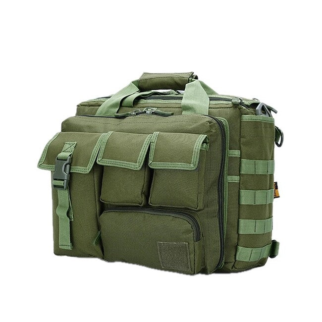 DRAGOWA Tactical Borsa per computer, oliva