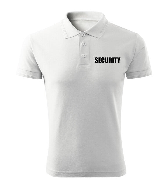 DRAGOWA Polo SECURITY, bianca