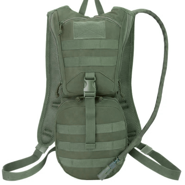 DRAGOWA Tactical sacca idrica 2 - 3,5L, verde