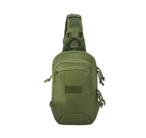 DRAGOWA Tactical Mike zaino con una sola cinghia, verde