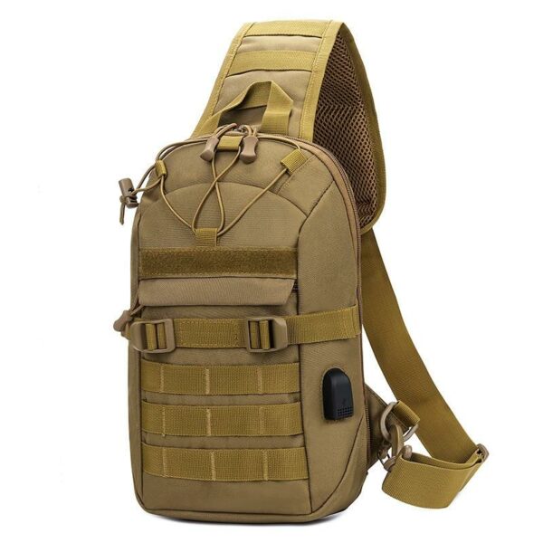 DRAGOWA Tactical Oscar zaino a tracolla singola, kaki