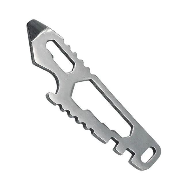DRAGOWA Tactical Portachiavi multitool Sandstone, argento