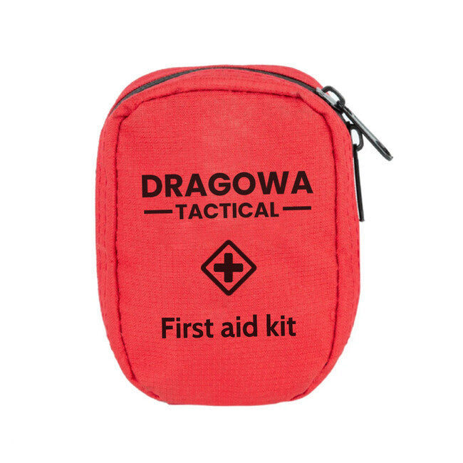 DRAGOWA Tactical Compact kit di pronto soccorso, rosso