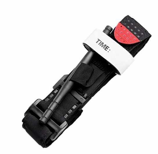 DRAGOWA Tactical Laccio emostatico flessibile, nero