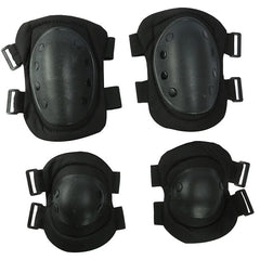 DRAGOWA Tactical Ginocchiere e gomitiere tattiche, nero