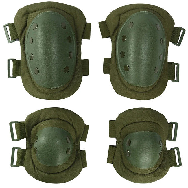 DRAGOWA Tactical Ginocchiere e gomitiere tattiche, verdi