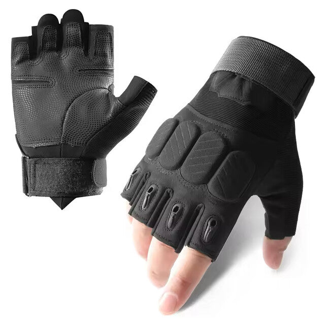 DRAGOWA Tactical Guanti tattici Storm corti, neri