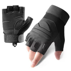 DRAGOWA Tactical Yankee Guanti tattici corti, neri
