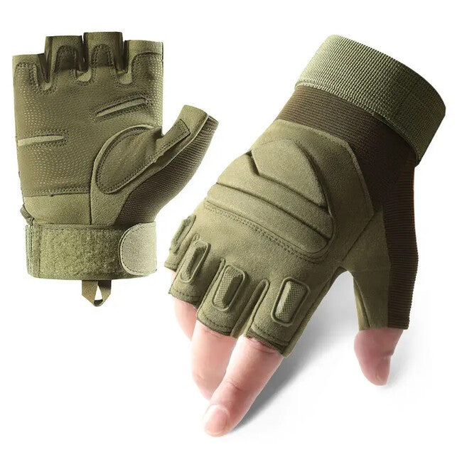 DRAGOWA Tactical Yankee guanti tattici corti, verdi