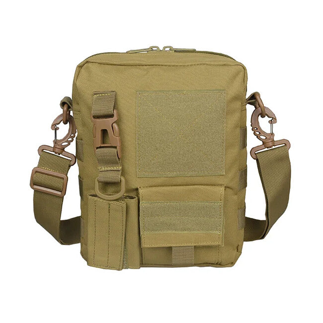 DRAGOWA Tactical borsa a tracolla 4L, khaki