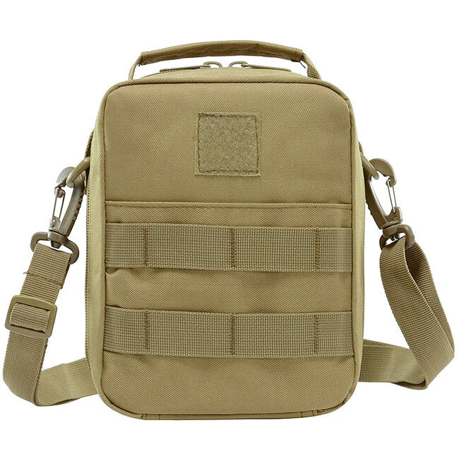 DRAGOWA Tactical Borsa medica impermeabile a tracolla 2L, kaki