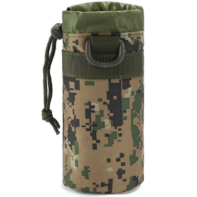 DRAGOWA Tactical custodia impermeabile per bottiglia, jungle digital