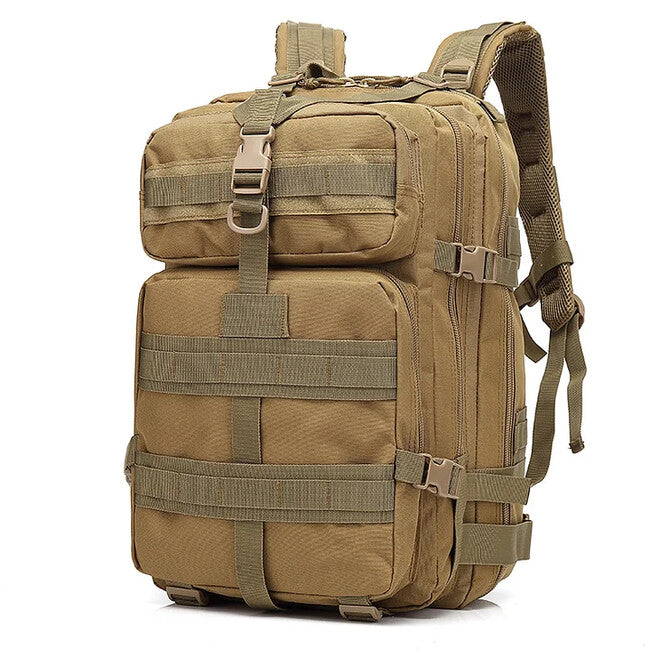 DRAGOWA Tactical zaino tattico impermeabile 45L, kaki