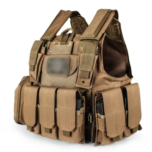 DRAGOWA Tactical Gilet per uso intensivo, coyote