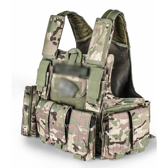 DRAGOWA Tactical gilet per impieghi gravosi, multicam