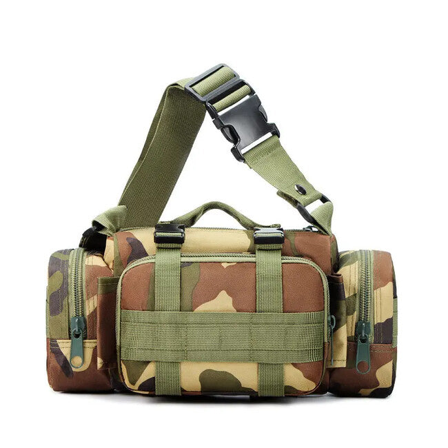DRAGOWA Tactical Borsa in vita, woodland