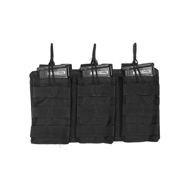 DRAGOWA Tactical Astuccio triplo per caricatori, nero