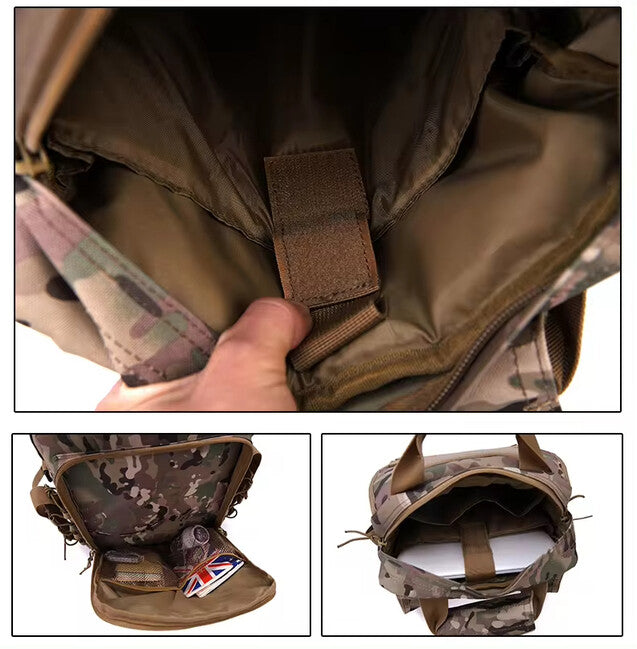 DRAGOWA Tactical Zaino tattico resistente alle basse temperature 10L, kaki