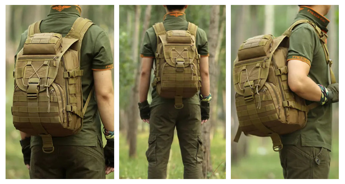 DRAGOWA Tactical Zaino tattico 35L, jungle camo