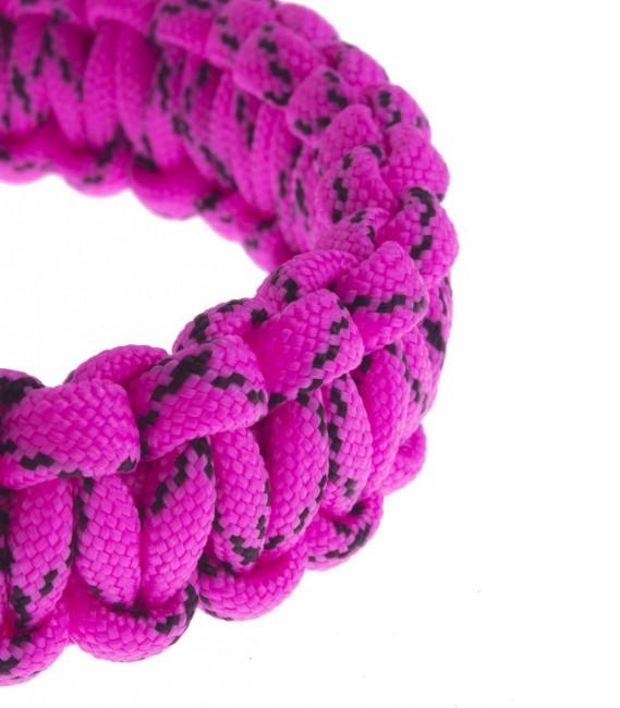 O&T braccialetto paracord, rosa