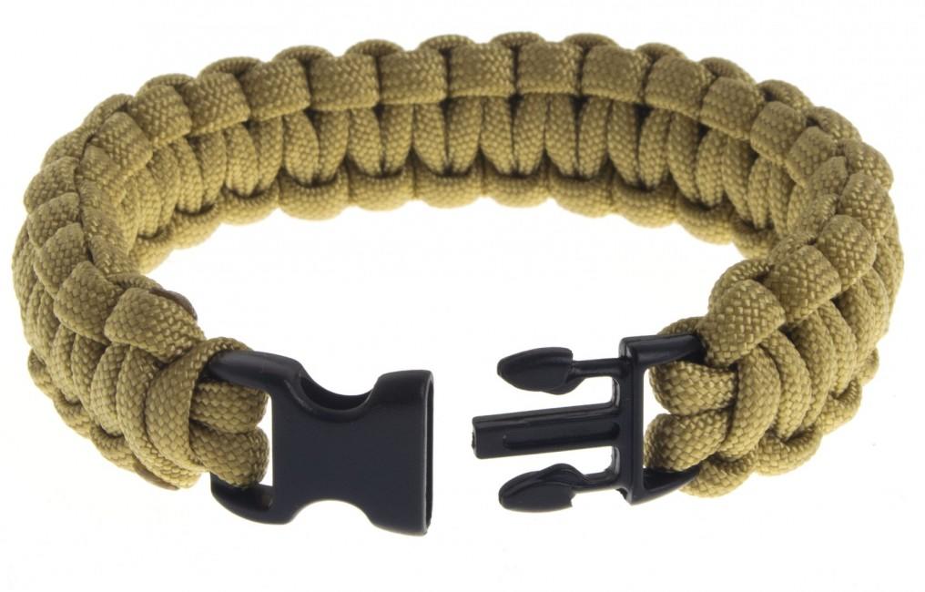 O&T braccialetto paracord, khaki