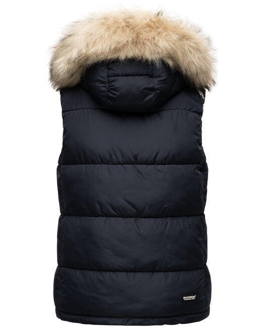 Marikoo Eisflockchen gilet da donna, navy
