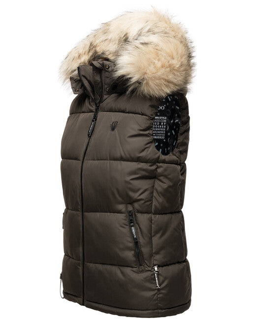 Marikoo Eisflockchen gilet, antracite