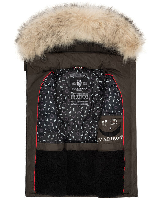 Marikoo Eisflockchen gilet, antracite