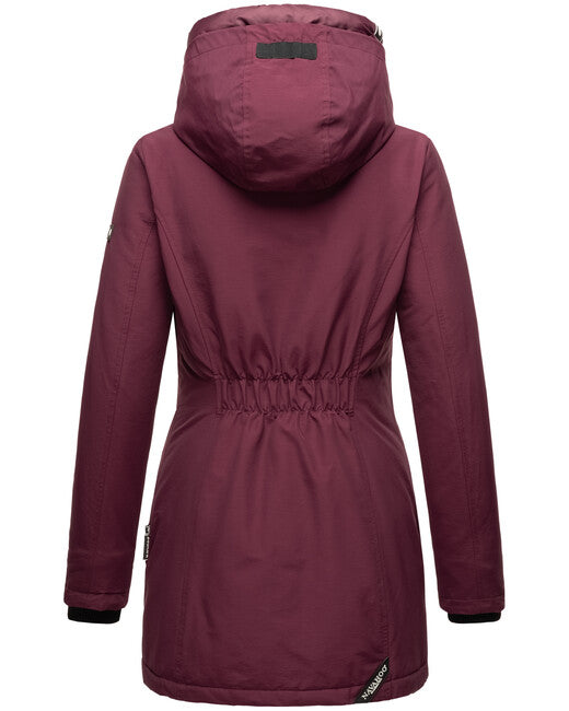 Navahoo Freezestoorm giacca invernale da donna con cappuccio, bordeaux