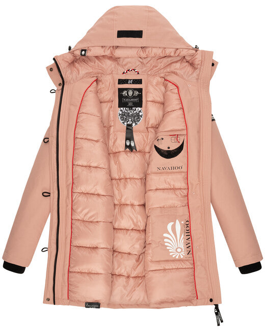 Navahoo Freezestoorm giacca invernale da donna con cappuccio, rosa
