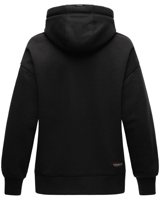 Navahoo Goldfee felpa con cappuccio, nera